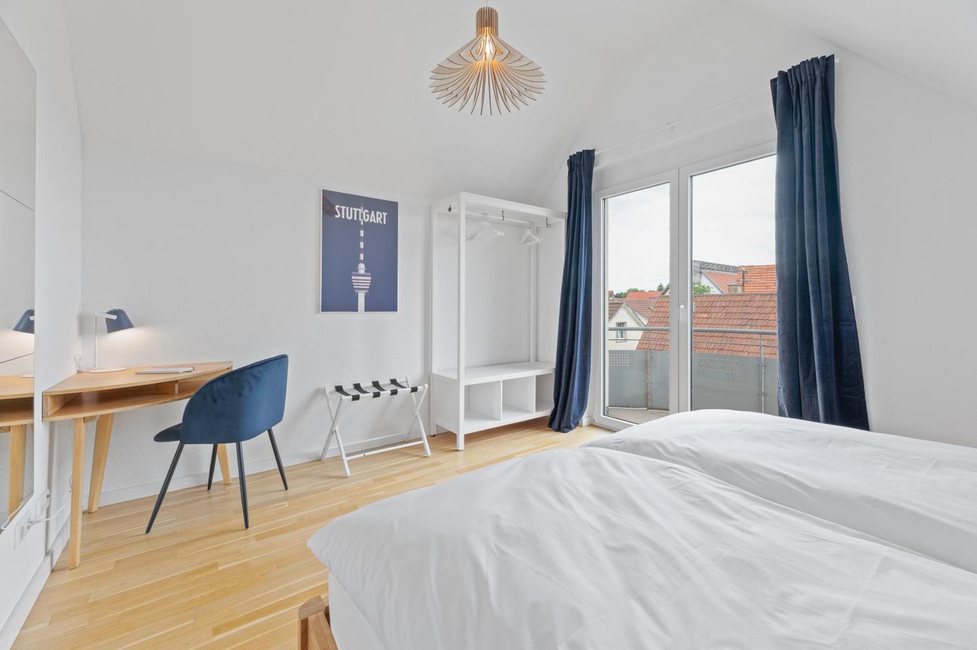 Design-Apartment - Kueche - Balkon - Tiefgarage 莱恩费尔登埃希特登 外观 照片
